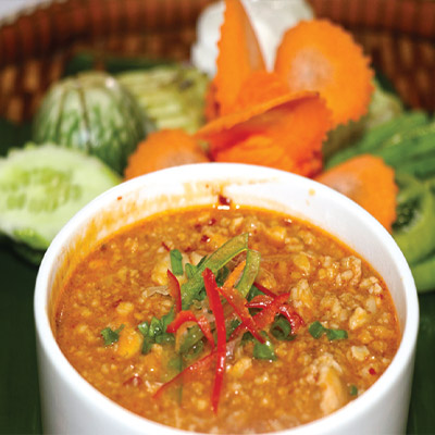 Khmer Karkor Soup with Chicken, Pork or Fish